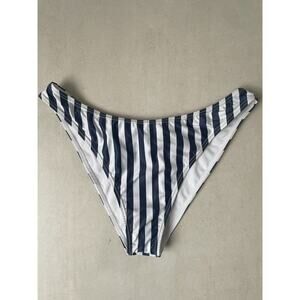 Kenny Flowers Swim Sporty Bikini Bottom Hamptons Striped Swimwear